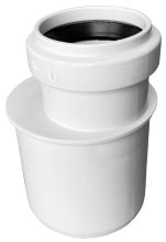 Reduksjonsrør hvit 50 mm x 32 mm 